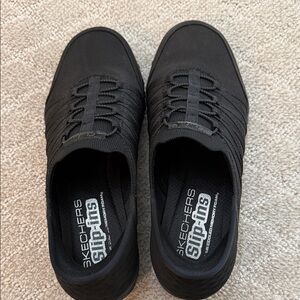 Skechers Black Slip-On Shoes, SIze 9 US